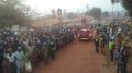 jubilant crowd welcomes Bio in Kamakwie