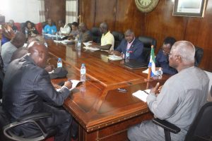 NEC Meets With President Koroma