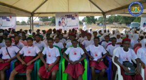 Fatima Maada Bio Distributes Free Sanitary Pads to School Girls in Port Loko