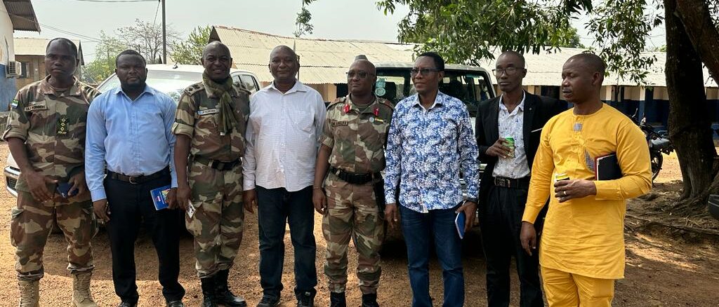 Salwaco Team Visit Gondama Barracks Sierra Leone News Politics
