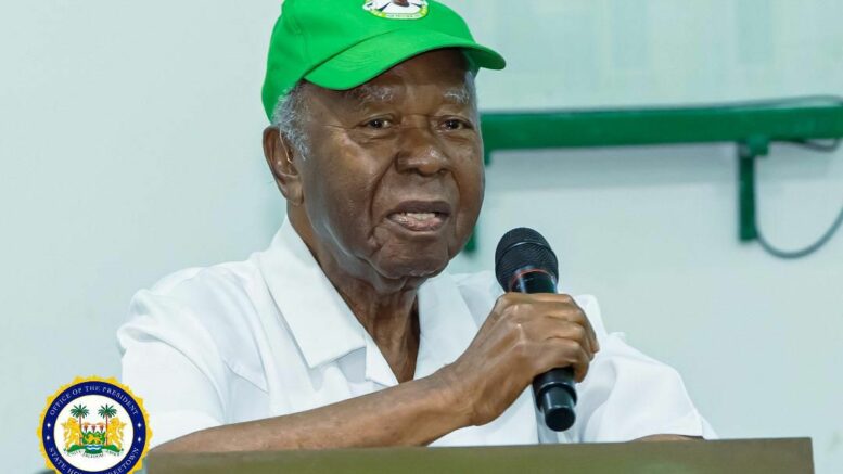 President Bio Honors SLPP Leader Dr. Jah's Legacy