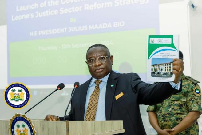 Maada Bio Launches 5th Generation Justice Sector Reform