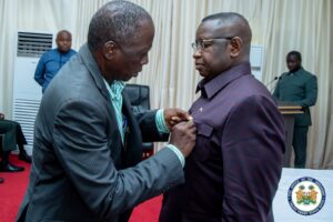 President Bio launches Poppy Week 2025 in Sierra Leone with red poppy tribute