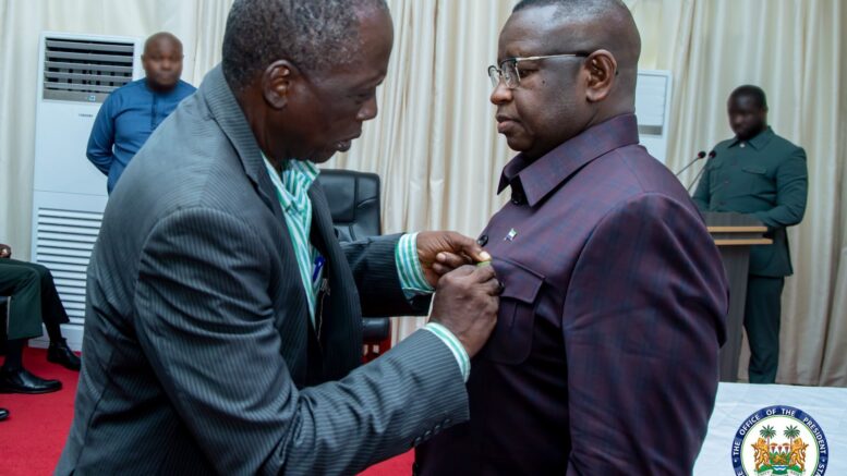 President Bio launches Poppy Week 2025 in Sierra Leone with red poppy tribute